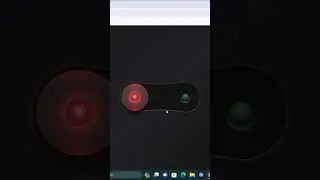 Dynamic Toggle Switch Button with Animated Lighting Effects |#frontenddevelopment #css #html #shorts