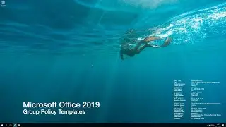 Office 2019 Group Policy Templates