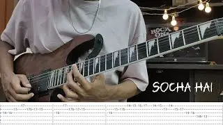 Socha Hai | Rock On | Guitar Solo Tabs | Guitar Cover | Guitar lesson | Guitar Tutorial | Tabs