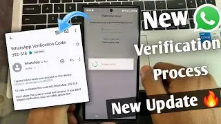 Whatsapp New OTP verification Process | Whatsapp Otp not coming problem | Whatsapp veification code