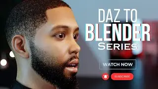 Daz To Blender Series Intro - Bring Rigged Characters into Blender