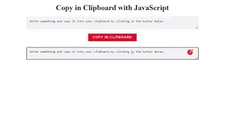 Copy to Clipboard Using HTML, CSS, And JAVASCRIPT Code | Day 44 Off 100 Days Project