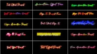 Top 15 Alight Motion Text Animation Presets link | Text Animation Presets For Alight Motion | Preset