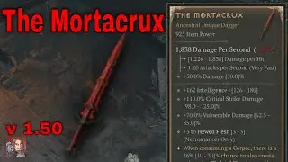 Diablo IV Unique Items - The Mortacrux (Necro Dagger)[v1.5.0]