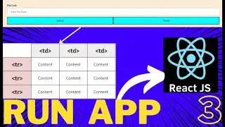 PinCode App 3 | Run React app | npm install command | npm start command | How to start React Js App