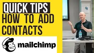 How to Add Contacts (Mailchimp) ✔️