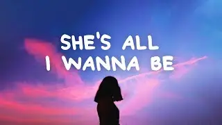 Tate McRae - she's all i wanna be (Lyrics) acoustic