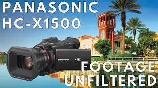 Panasonic HC-X1500, HC-X2000 Video Test 4k 60FPS - Venetian Bay, Naples Florida.