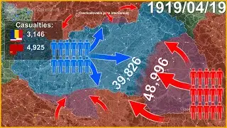 Hungarian-Romanian War in 1 minute using Google Earth