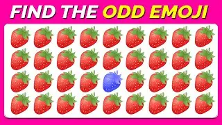 FIND THE ODD EMOJI OUT🕵️‍♂️🔍 | Ultimate Emoji Puzzle Showdown 2024