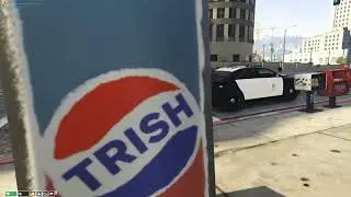 Is that a vending machine escaping in GTA RP?