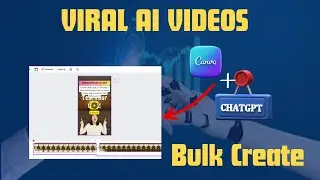 Bulk Create 300 MONETIZABLE YouTube Shorts in 13 Min (ChatGPT + Canva)