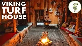 Amazing Viking Turf House Tour - Stunning Green Building!