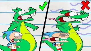 TOO LOUD!  | Boy & Dragon | Cartoons for Kids | WildBrain Zoo