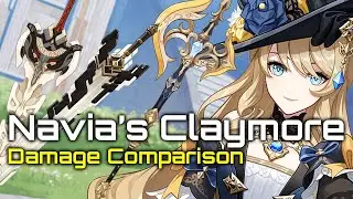 Navias Best In Slot Weapon Comparison | Verdict, Serpent Spine, The Unforged | Genshin Impact