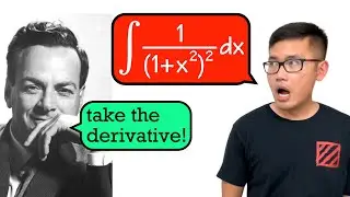 how Richard Feynman would integrate 1/(1+x^2)^2