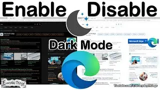 How to Enable or Disable Dark Mode on Microsoft Edge with one click