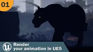 Render your animation in Unreal Engine 5 - PT 01 - Animation Import and Quixel Megasacan Sets