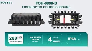 Softel FOSC Fiber Optic Splicer Closure | FOH09-6808-B