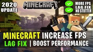 🔧 MINECRAFT 2020: Increase Your FPS And Fix Lag On Low End PC MINECRAFT Java Edition 1.15 FPS Boost