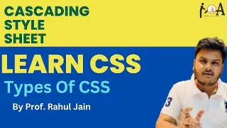 Types of CSS | Inline CSS, Internal CSS & External CSS | Cascading Style Sheets | Learn CSS