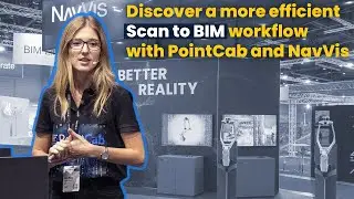 Discover a more efficient scan-to-BIM workflow with PointCab and NavVis | INTERGEO 2023