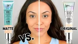 IT COSMETICS CC CREAM MATTE VS. ORIGINAL CC CREAM | Which ones better??? - TrinaDuhra