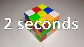 Solve the Rubik's Cube In 2 Seconds!