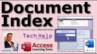 Building a Searchable Document Index in Microsoft Access (Word Docs, PDF Files, Text Files, etc.)