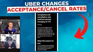 Uber Changing ACCEPTANCE And CANCELLATION Rates Again