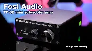 Amazon's Best Seller - Amp Dyno of the Fosi Audio TP-02 Subwoofer Home Audio Amplifier
