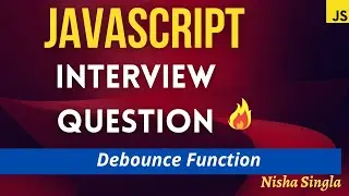 JavaScript Interview Questions |Machine Round|Debounce Function