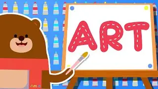 ART SONG! | Where Is The Paint? | Wormhole English - Songs For Kids