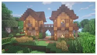 Minecraft : Little medieval house (EASY TUTORIAL)