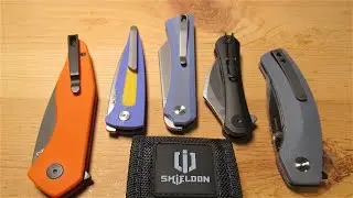 Introduction & First Look At Five Cool Knives From SHIELDON KNIVES