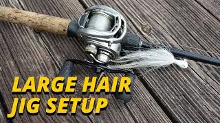 Large Hair Jig Setup (Rod/Reel/Line) - Ricky Harris