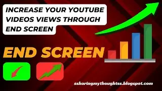 How to add end screen on youtube video after upload #howto @sharingmythoughtss