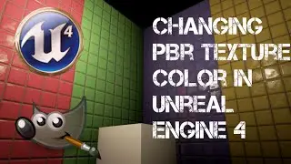 PBR Texture Creation 04 - Change PBR texture Color in UE4