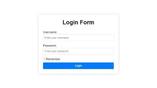 How to Create a Simple Login Form in HTML and CSS | Login Page Design