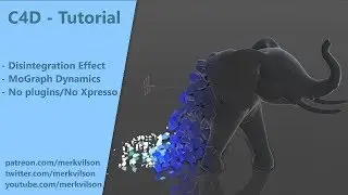 Disintegration - C4D Tutorial