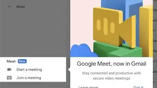 How to Use Google Meet Video/Audio Conference in Gmail  | Google Meet Shows Up in Gmail Inboxes