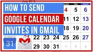 Google Calendar - How To Create Google Calendar Invite IN GMAIL