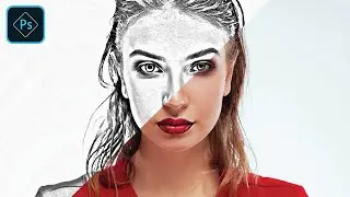 Sketch and Pencil Drawing Effect Photoshop Tutorial