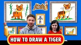 How To Draw a tiger | Learn to Draw | Step by Step Tutorial