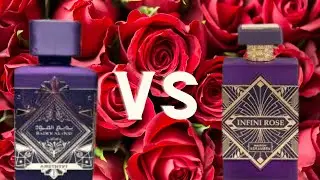 Lattafa Badee Al Oud Amethyst vs Infini Rose | Middle Eastern Atomic Rose Dupes | Do You Need Both?