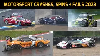 MOTORSPORT BEST OF 2023 - CRASHES, SPINS + FAILS 2023