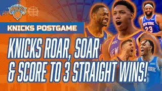 KNICKS ROAR, SOAR & SCORE to 3 Straight WINS! | New York Knicks vs Charlotte Hornets Postgame Recap