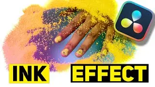 INK DROP EFFECT // DaVinci Resolve 17 Tutorial