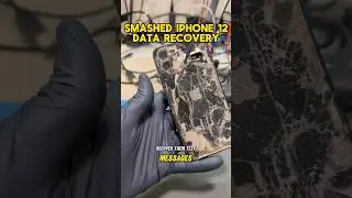 Someone tried to destroy evidence. Smashed iPhone 12 for Data Recovery