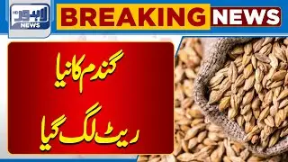 Breaking News | Wheat Price Final | What is the New Price of Wheat? | | Lahore News HD